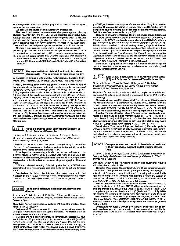 (PDF) 21215 Tacrine and extrapyramidal signs in Alzheimer's disease