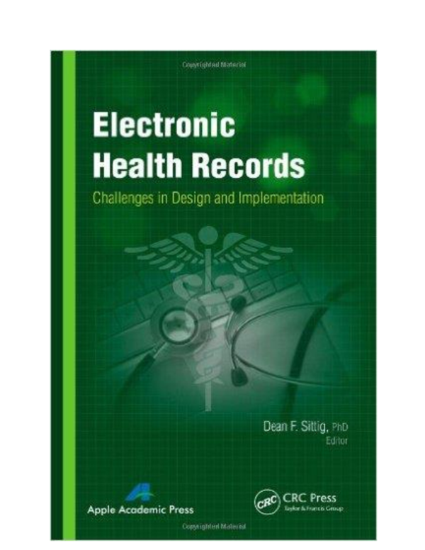 (PDF) Electronic Health Records: Challenges in Design and Implementation