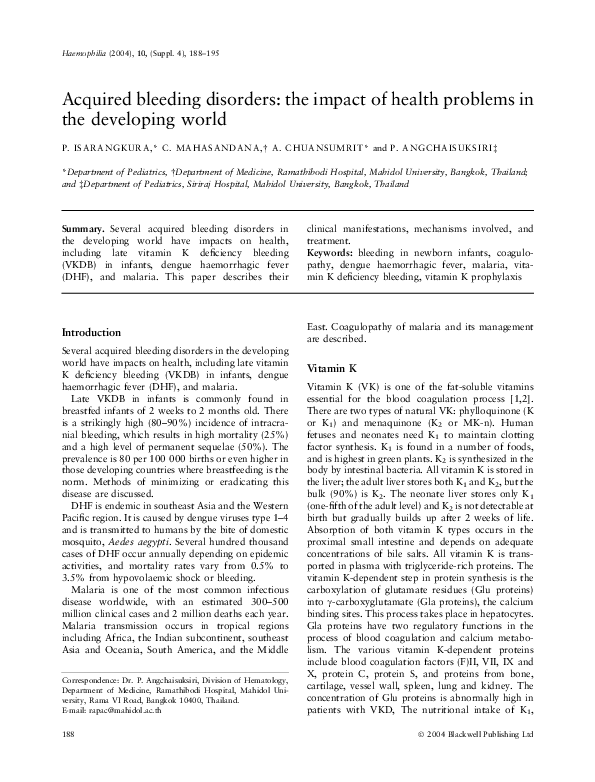 Bleeding disorders thesis 07 image