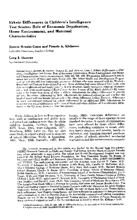 Economic deprivation and crime picture