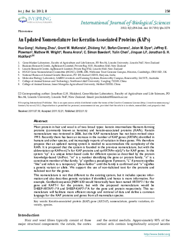 Keratin amino acids image