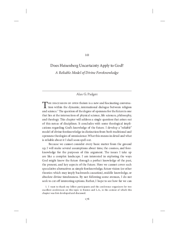 Divine foreknowledge essay 06 image