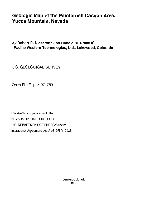 Yucca mountain picture