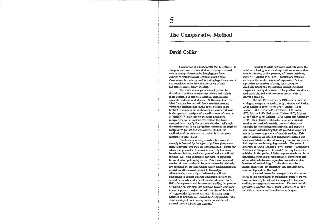 (PDF) The Comparative Method