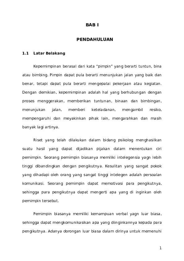 Doc Makalah Kepemimpinan Pangerang Aditya Fekhilian Academia Edu