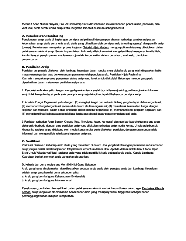Contoh Laporan Verifikasi Arsip Statis Yang Diserahkan Contoh Laporan Verifikasi Arsip Statis Yang Diserahkan