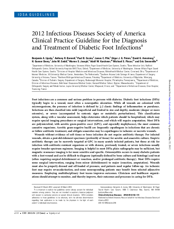 (PDF) 2012 Infectious Diseases Society of America Clinical Practice