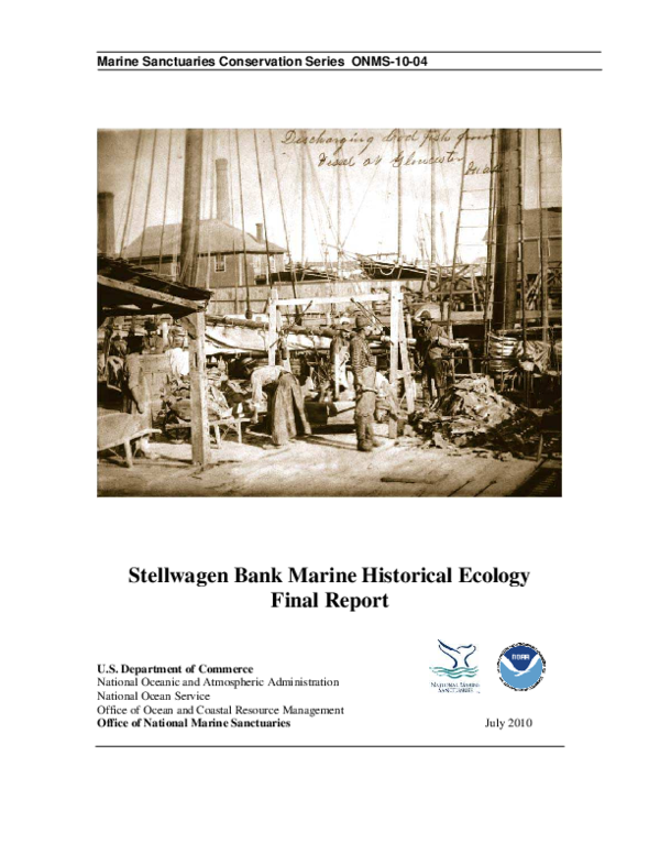 Stellwagen Bank Marine Historical 