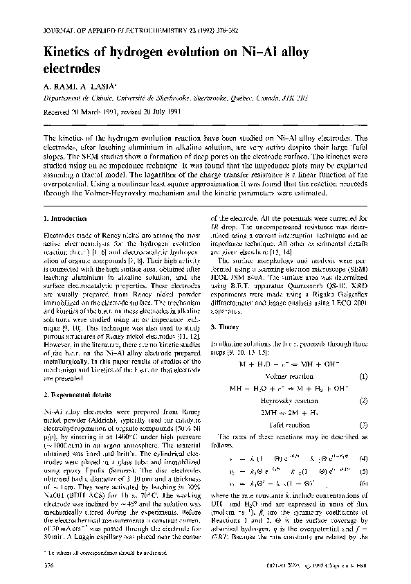 (PDF) Kinetics of hydrogen evolution on Ni-Al alloy electrodes ...