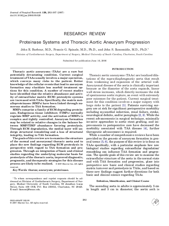 Aortic aneurysm review image