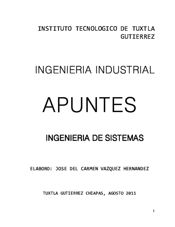 (PDF) APUNTES INGENIERIA DE SISTEMAS Yanela Alvarez Academia.edu