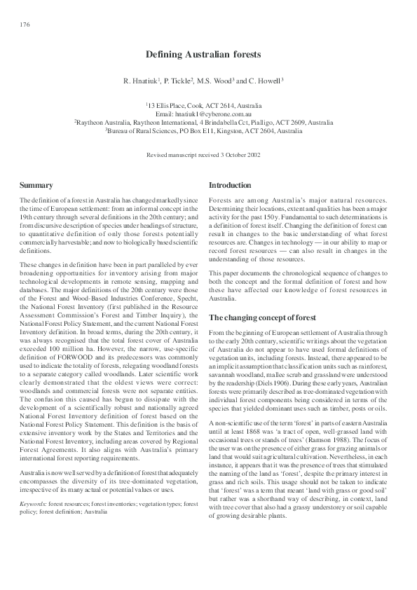 PDF Defining Australian Forests P Tickle Academia edu PDF Defining Australian Forests P Tickle Academia edu