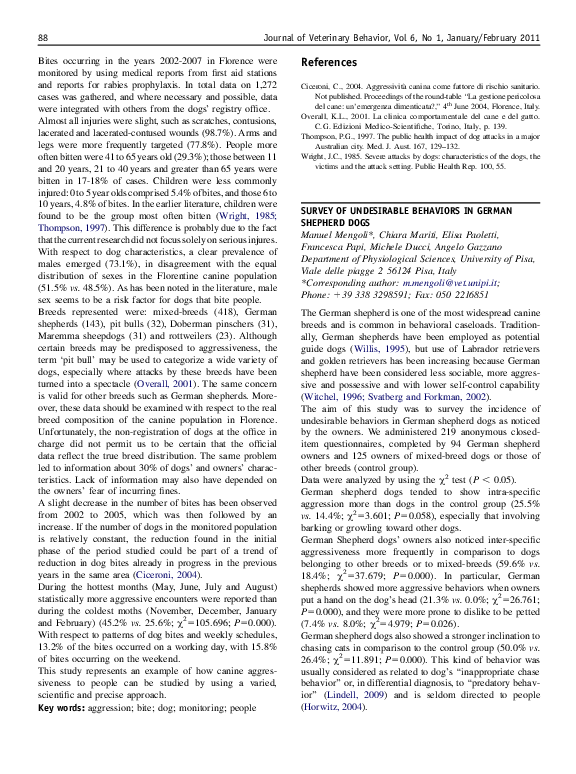 German shepherd research info image