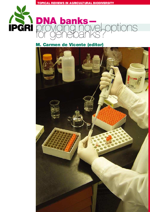 (PDF) DNA banks - providing novel options for genebanks?