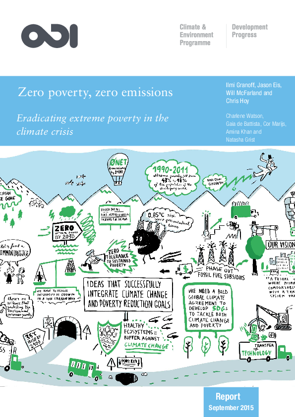(PDF) Zero poverty, zero emissions: Eradicating extreme poverty in the ...