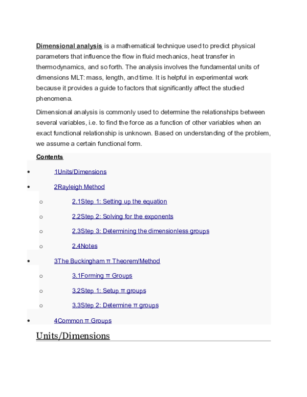 (DOC) Dimensional analysis