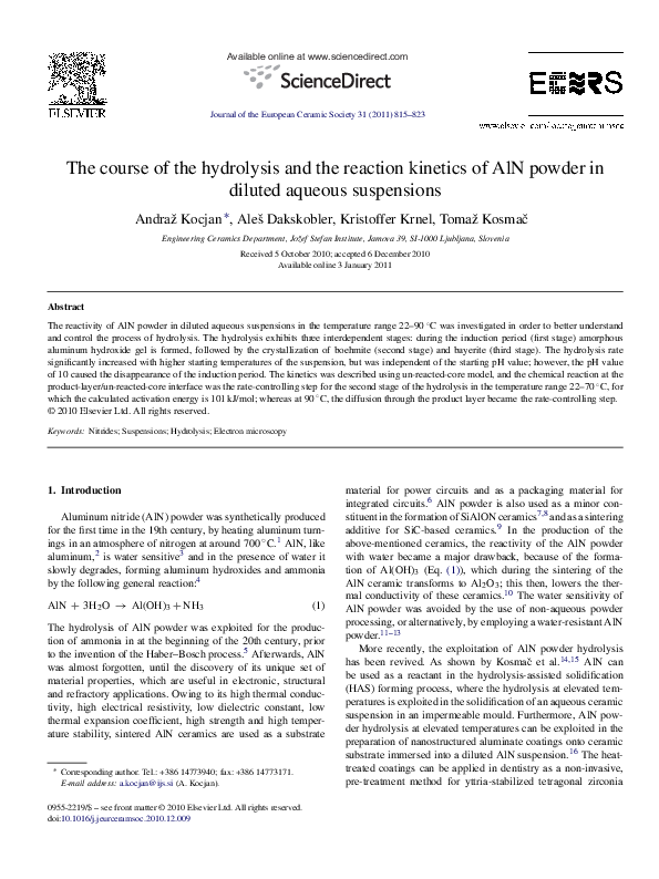 Kinetics of the depolymerization of diacetone alcohol essay 06 picture