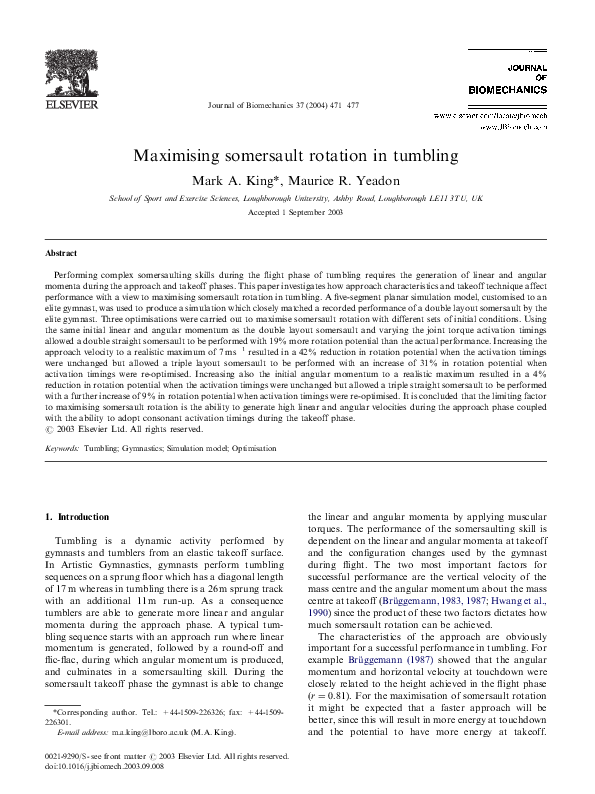 Somersault essay 05 picture