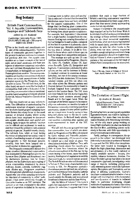 (PDF) The evolution of insect flight