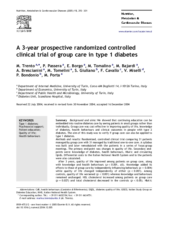 (PDF) A 3-year prospective randomized controlled clinical trial of ...