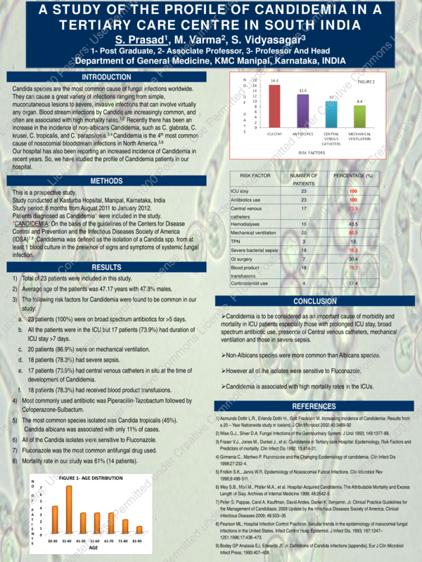 (PDF) A study of the profile of candidemia in a tertiary care centre in ...