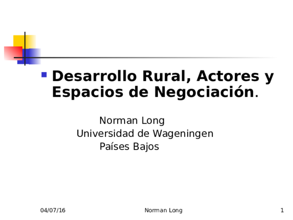 (PPT) An Introduction to the Sociology of Rural Development