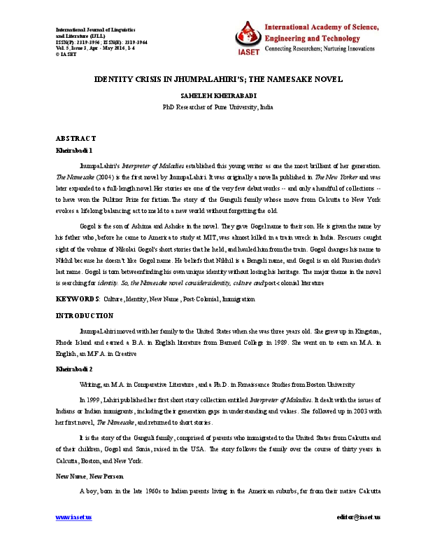 The namesake quotes about names picture