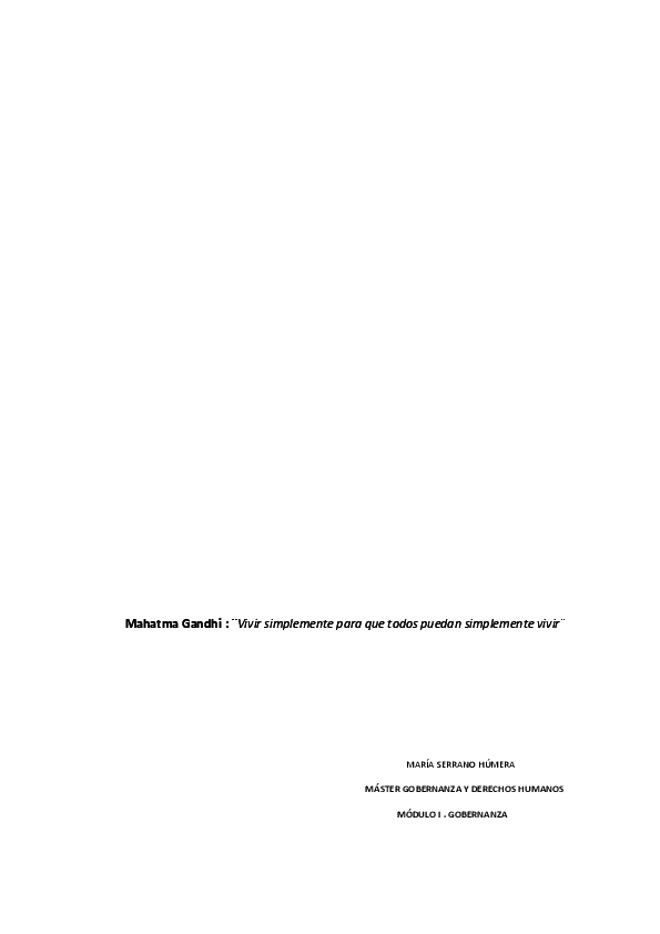 Ensayo sobre Decrecimiento, que realicé como primer ensayo en mi Master en Gobernanaza y Derechos Humanos