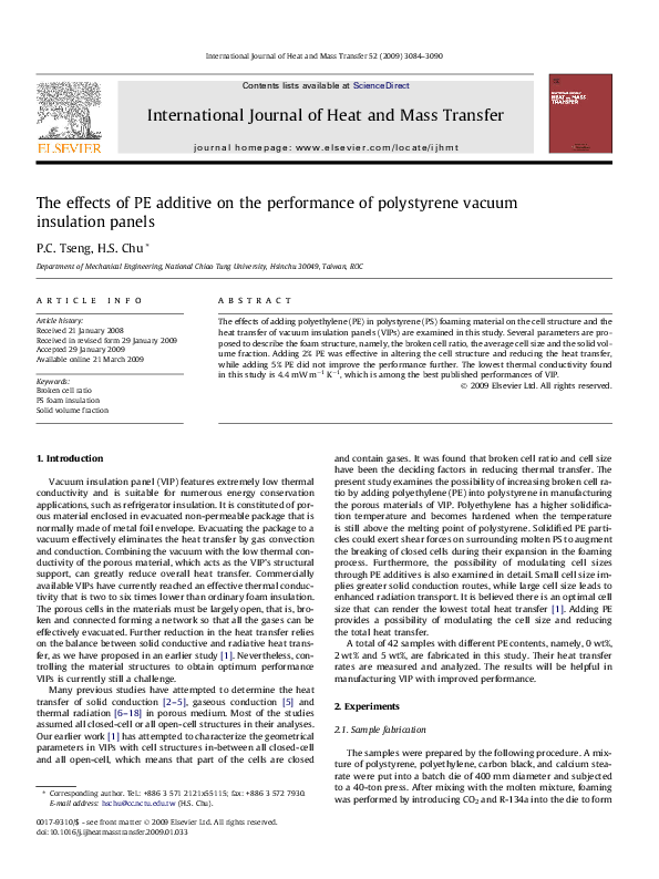(PDF) The effects of PE additive on the performance of polystyrene ...