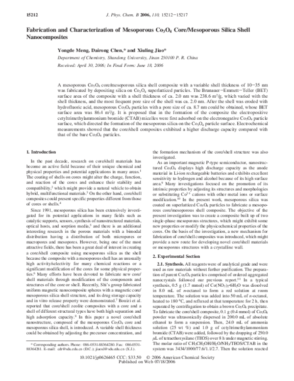 (PDF) Fabrication and characterization of mesoporous carbon nanosheets ...