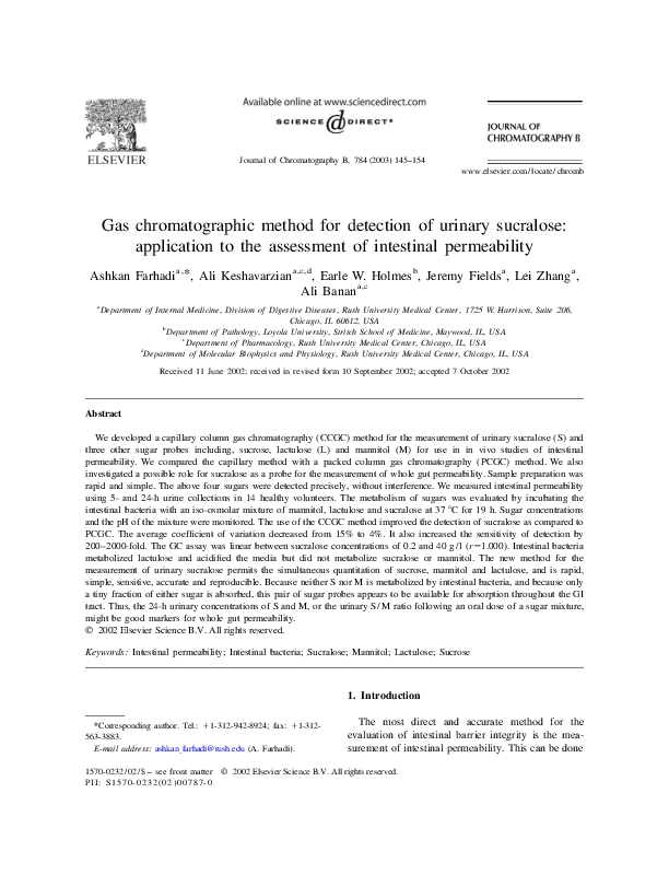 Sucralose essay image