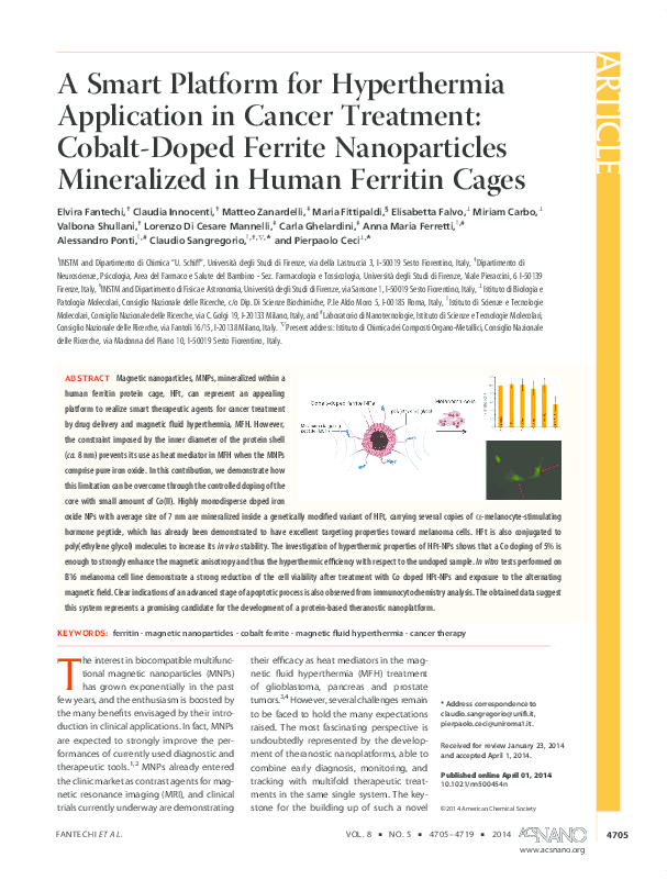 (PDF) A Smart Platform for Hyperthermia Application in Cancer Treatment