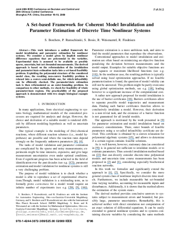 (PDF) A set-based framework for coherent model invalidation and ...