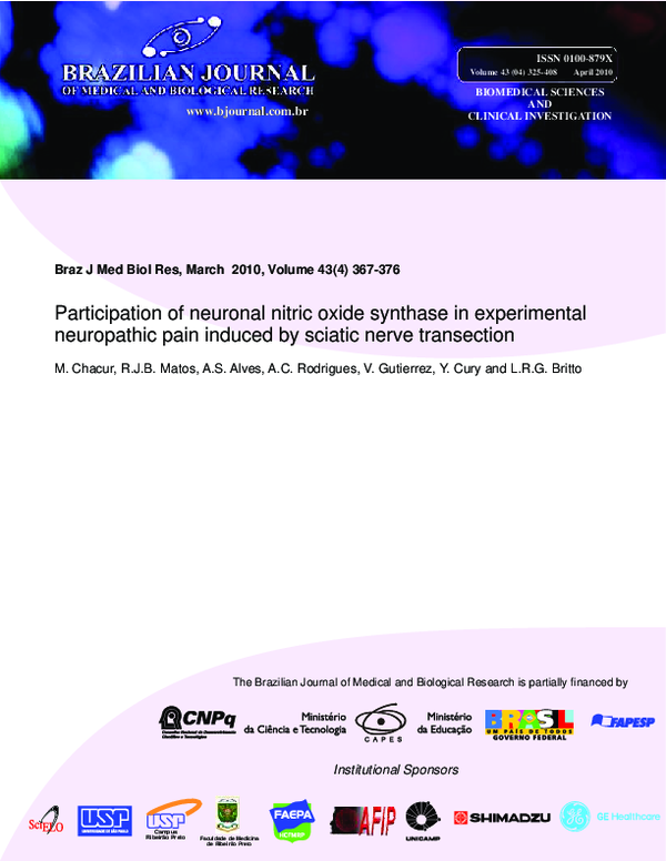 (PDF) Participation of neuronal nitric oxide synthase in experimental ...