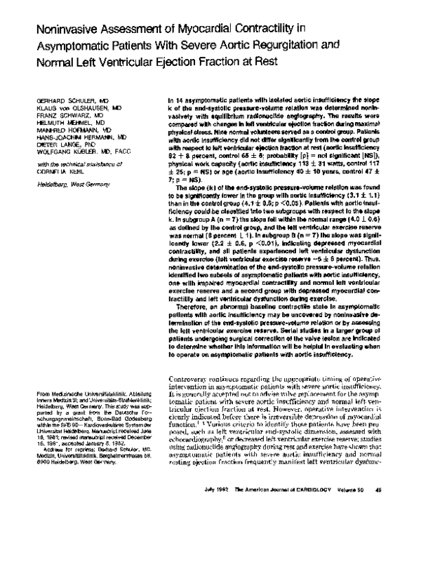 (PDF) NON-INVASIVE ASSESSMENT OF MYOCARDIAL-CONTRACTILITY FROM SYSTOLIC ...