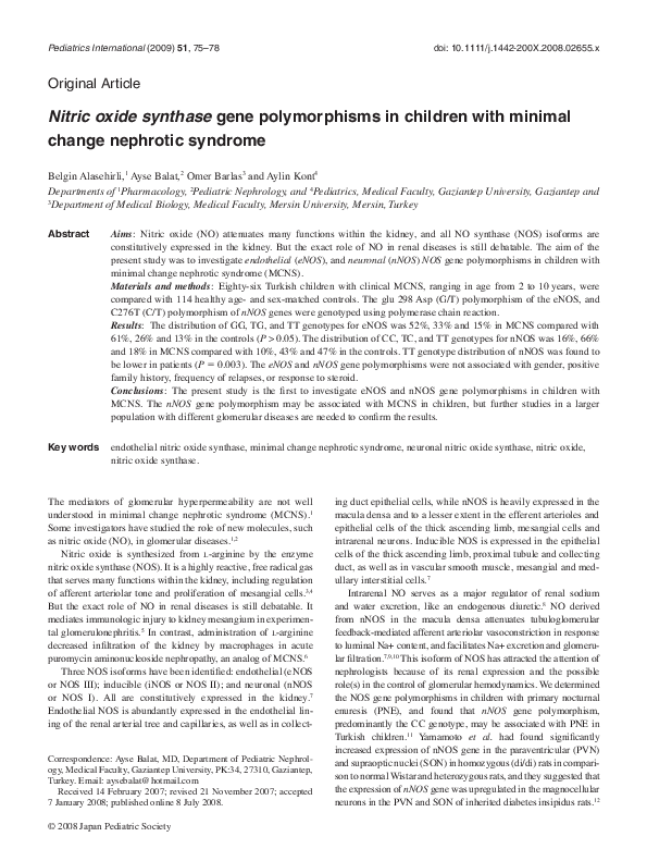 Nephrotic syndrome: pathophysiology image