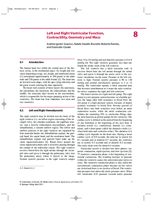 (PDF) Left and Right Ventricular Function, Contractility, Geometry, and ...