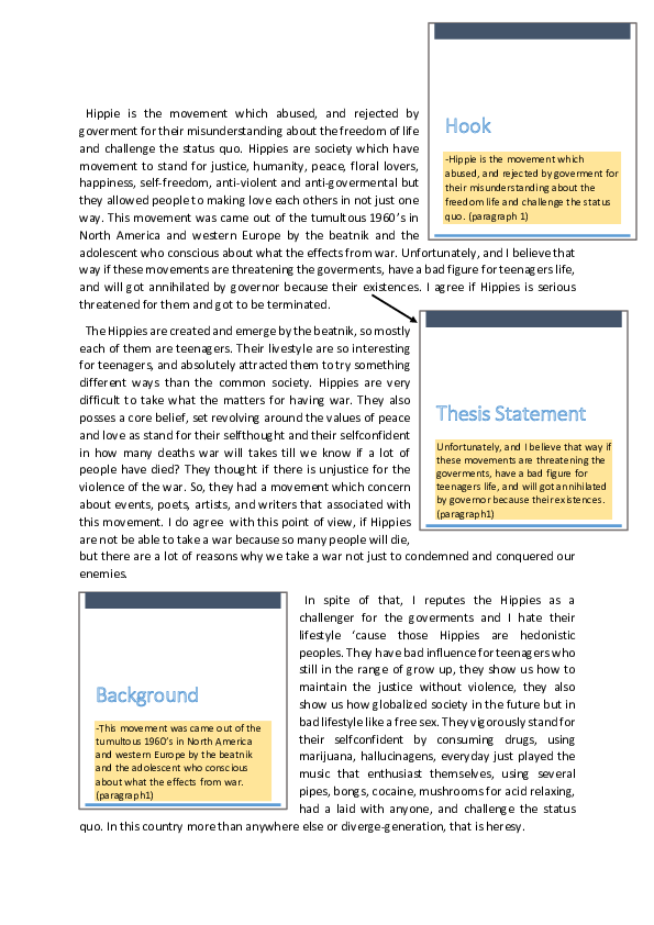 Hippie movement importance picture