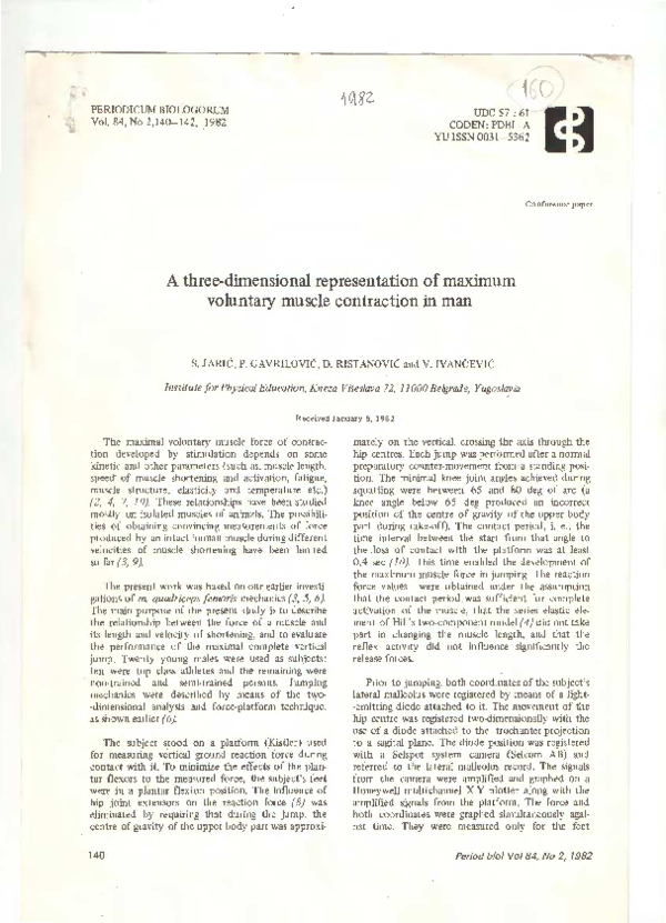(PDF) A 3-DIMENSIONAL Representation of Maximum Voluntary Muscle ...