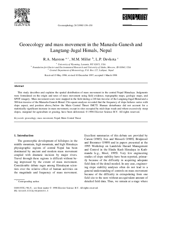 Geoecology essays image