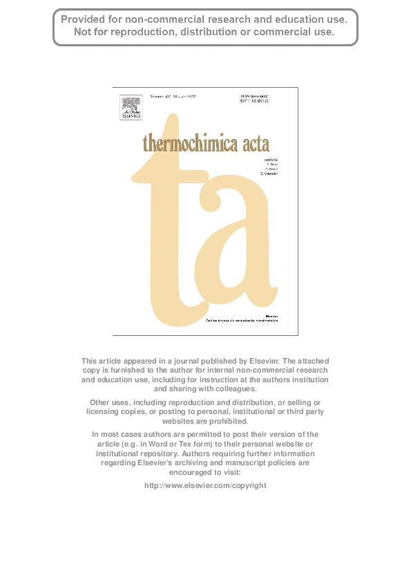 (PDF) Recent advances in thermal analysis and stability evaluation of ...