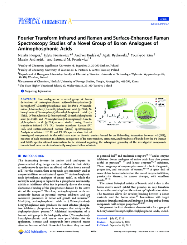 (PDF) Fourier Transform Infrared and Raman and Surface-Enhanced Raman ...