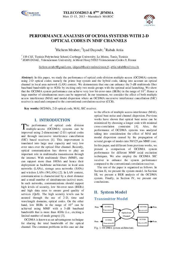 Thesis on ocdma 07 image