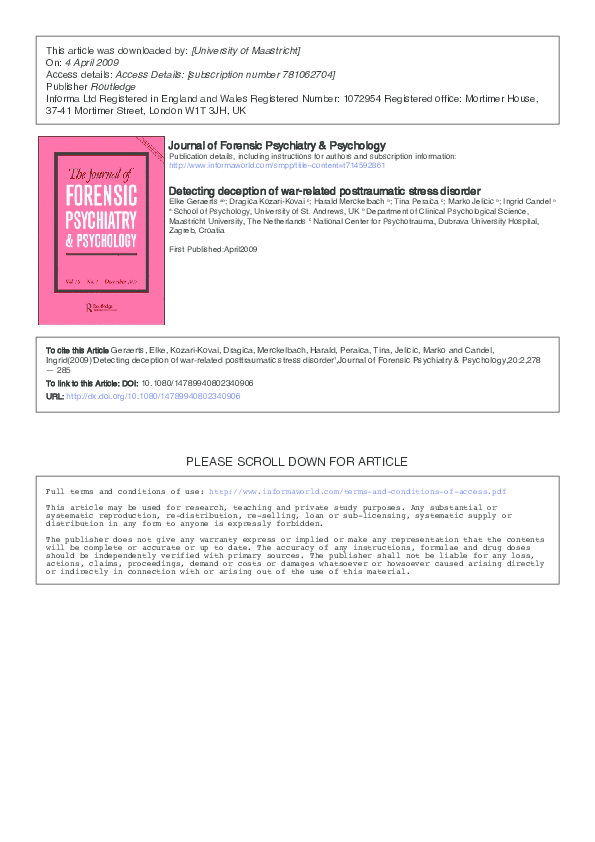 Detecting deception during an interview image