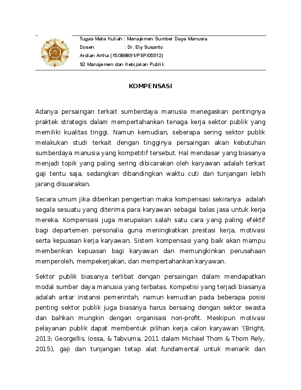 Http Herususilofia Lecture Ub Ac Id Files 2016 02 Makalah Manajemen Kompensasi Dan Motivasi Kerja Pdf