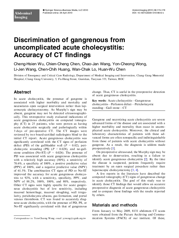 Patho of cholecystitis image