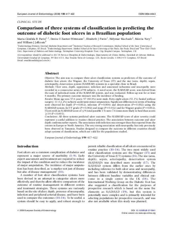 (PDF) Comparison of three systems of classification in predicting the ...
