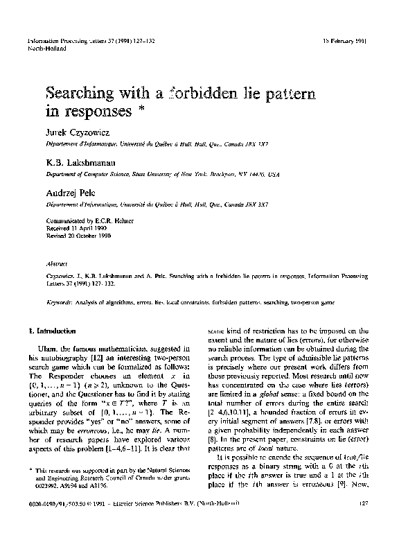 The ways we lie essay image