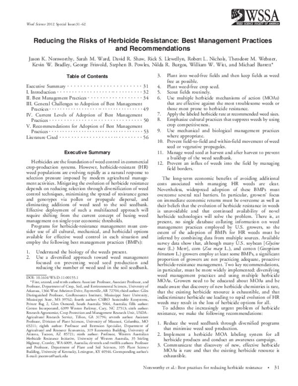 Genetically modified herbicide-resistant crops examples image