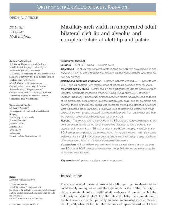 Unlocking the Mysteries of a Life-Changing Condition: Understanding Complete Bilateral Cleft